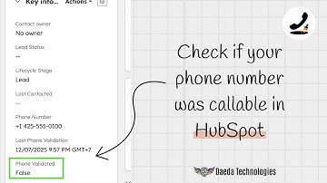 How to Check Whether A Phone Number Was Validated in HubSpot | Clean Dial Custom Property Setup
