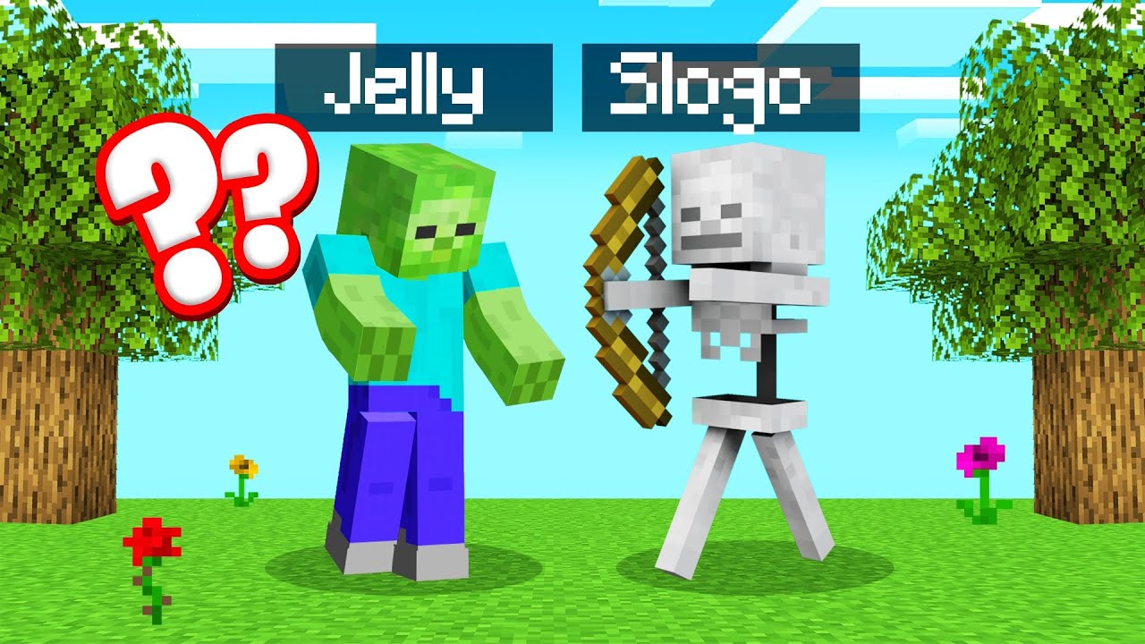MINECRAFT But We’re HOSTILE MOBS! (Weird)