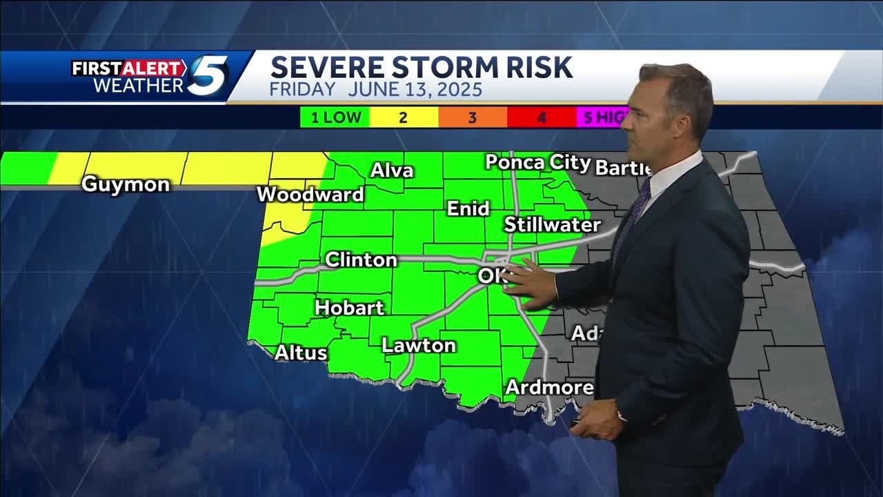 TIMELINE: Storms expected Friday night in parts of Oklahoma - YouTube