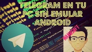 ¡Telegram en tu PC sin emular android!, y si no tienes smartphone, GENYMOTION screenshot 5