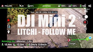 DJI Mini 2  Litchi App & Follow Me mode