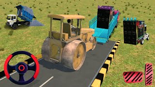 Impossible🔥 Loading Road Roller 🤯 and modified DJ System on Truck 😳 | Gaming Video #truck #dj screenshot 4