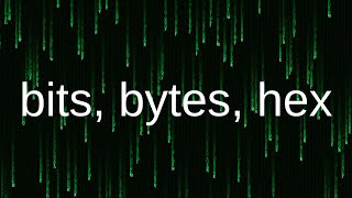 Bits, Bytes and Hex