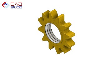 Shock Breaker Nut Modelling by Autodesk Inventor