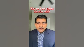Why am I not getting interview calls? Let