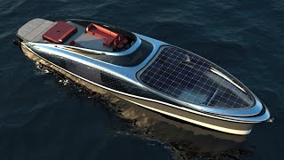意大利超级游艇，配备3台发动机，还有透明船身，太科幻了！