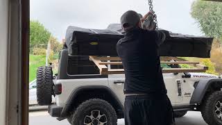 Smittybilt 2883 Overland Roof Top Tent Fitting By Yourself - 2019 Jeep Wrangler Rubicon