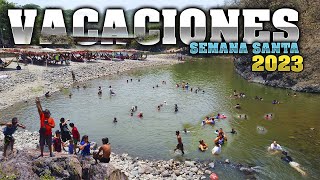 Sabado de Gloria en Rio Sumpul San Jose las Flores Chalatenango 2023