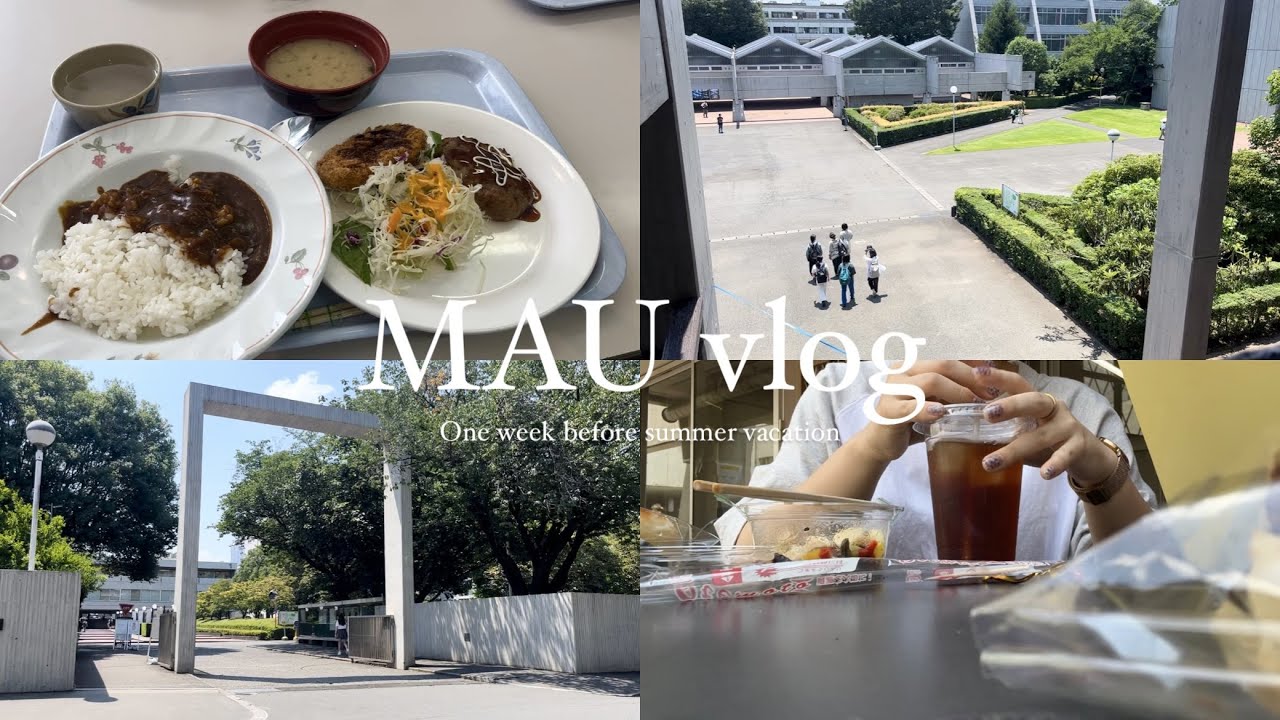 【ムサビの日常vlog】講義/パン屋EMU/学食/陶芸/介護等体験の準備💻🥐🎶