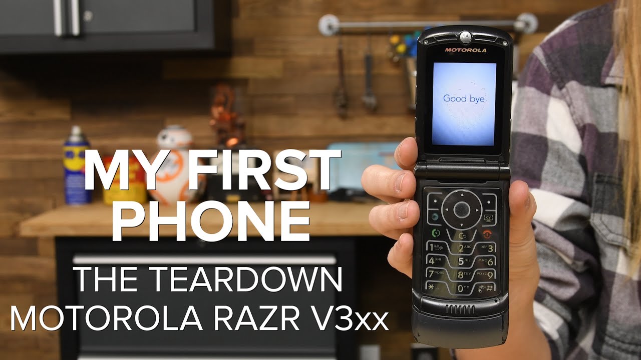 Beleefd jungle weduwe My First Phone: The Teardown (Motorola RAZR V3xx) - YouTube