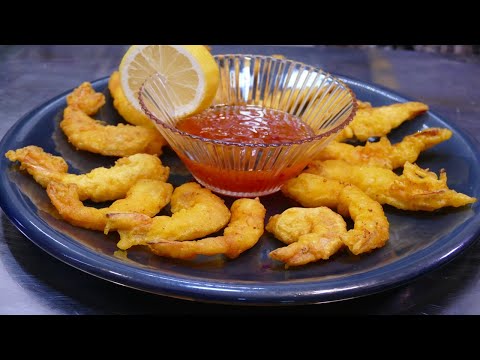 Fried shrimp 만들기 쉽고 맛이 좋은 새우 튀김 Fried shrimp that is easy to make at home.