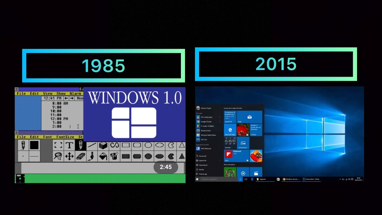 Evoluzione Windows - YouTube