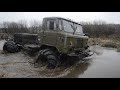 Monster Trucks GAZ-66 made in USSR on Arched Tires