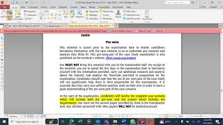 CASE STUDY Regular Class for Nov 2023 Diet - Video 1