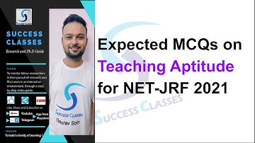 Expected MCQs on Teaching Aptitude for NET-JRF 2021 | Gaurav Soin