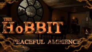 The Lord of The Rings |  Cozy Rain at The Hobbit Hole | Ambience &amp; Medieval Music