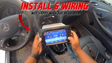 Installing A New Android Head unit For The Mercedes CLK500 (W209)