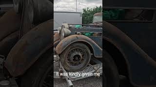45 years in a barn ! I was given a free prewar rover  #prewar car #rover 10 hp #ratrod #1937 #