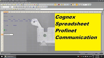 Cognex Spreadsheet Profinet Communication | Machine vision