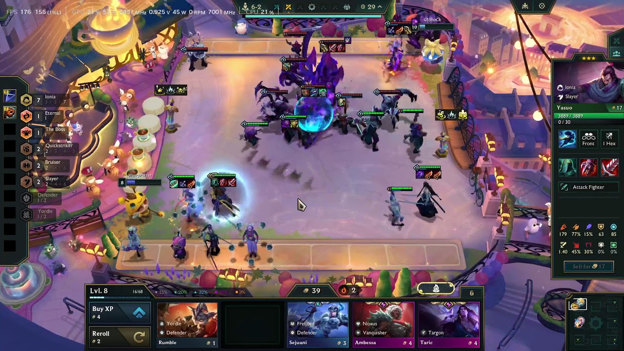 TFT SET 16 !!! Cafe Theme ^^ @@ Yasuo Ryze Brother @@