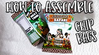 Assemble Custom Chip Bags | HOW TO