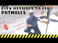 Who say&#39;s I can&#39;t fix a pothole!