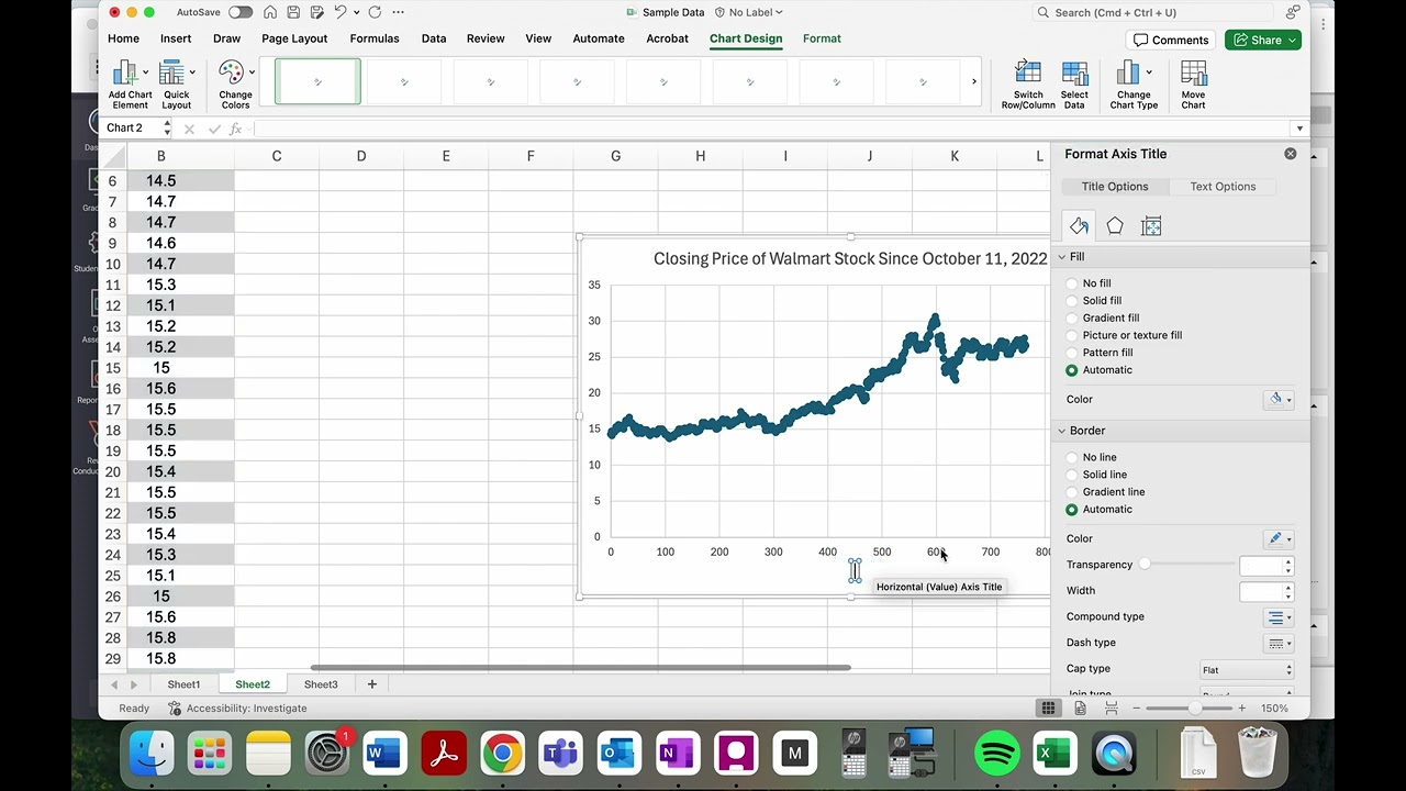Scatter Plot in Excel
