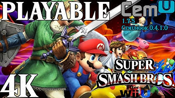 CEMU 1.7.5 [Playable] Super Smash Bros. U (Stable FPS / sound errors)