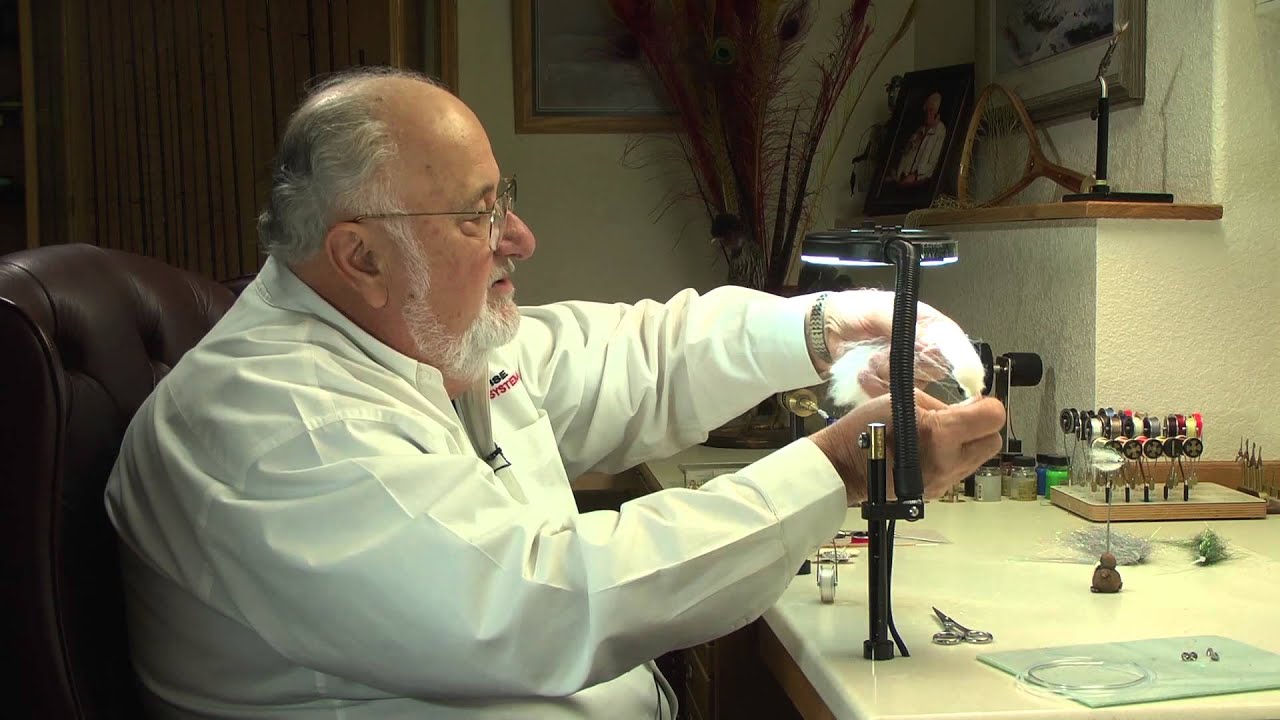 Weighted Streamer Tube Fly Tied on a Norvise