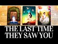 Pick a card  their thoughts and feelings the last time they saw you  love tarot reading