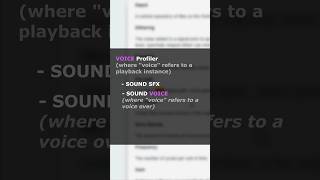 [Shorts] Wwise | Sound VOICE vs Sound SFX #tutorial #wwise #audio #sound #gamedev