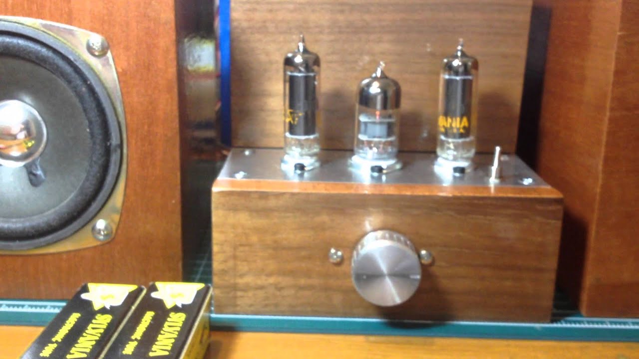5AQ5(6AQ5 4.7V heater) Single Ended Tube Amplifier - YouTube