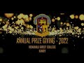 Annual Prize Giving 2022 | Hemamali Girls' College Kandy