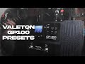 Meus Presets na Pedaleira Valeton GP-100