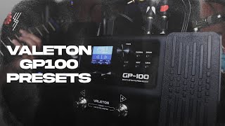 Meus Presets na Pedaleira Valeton GP-100