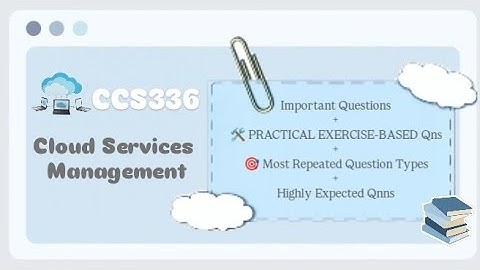 CCS336 - Cloud Services Management Unit-wise Important Questions | Most Repeated Qns & Practical Qns