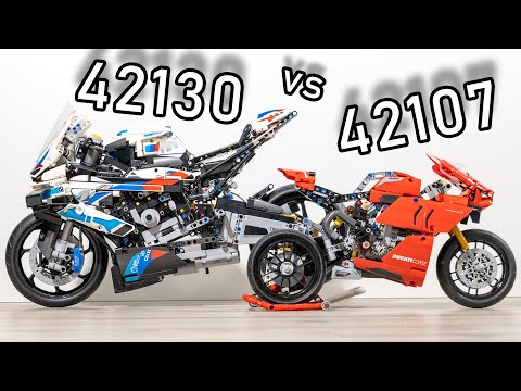 LEGO 42130 vs LEGO 42107 | LEGO Comparison | 42130 BMW M 1000RR | 42107 Ducati Panigale V4R