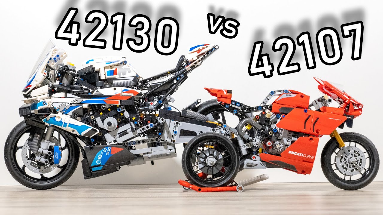 LEGO 42130 vs LEGO 42107, LEGO Comparison, 42130 BMW M 1000RR