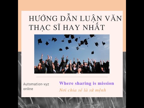 hướng dẫn luận văn thạc sĩ hay nhất