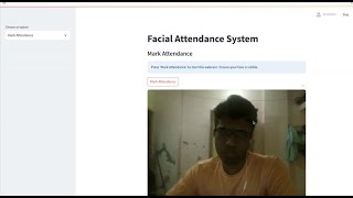 Python Streamlit Attendance System latest