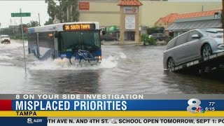 8 INVESTIGATES: Millions spent on Tampa’s touchy feely projects won’t solve stormwater problems