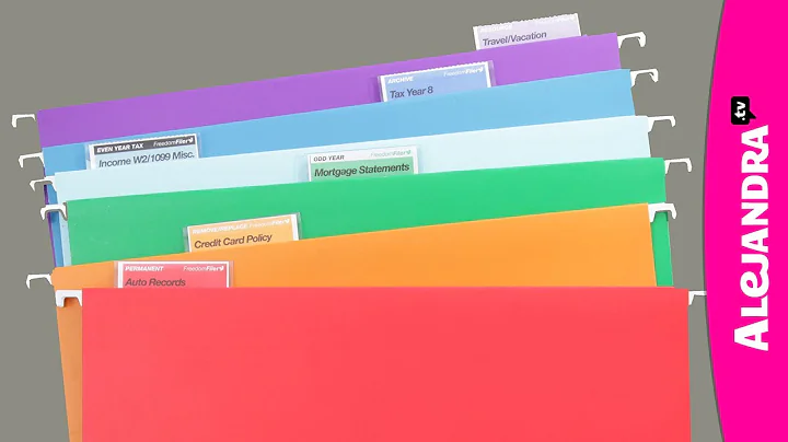 How to Organize Office Files (Part 1 of 9 Home Off...
