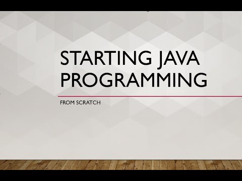 java from scratch - YouTube