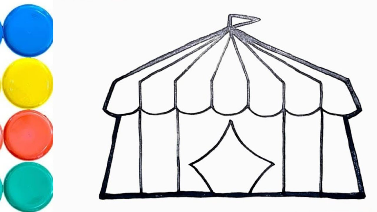  Circus Tent Drawing or Painting 