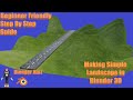 Making Simple Landscape in Blender 3D | Beginner Friendly | Step By Step Guide