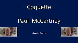 Watch Paul McCartney Coquette video