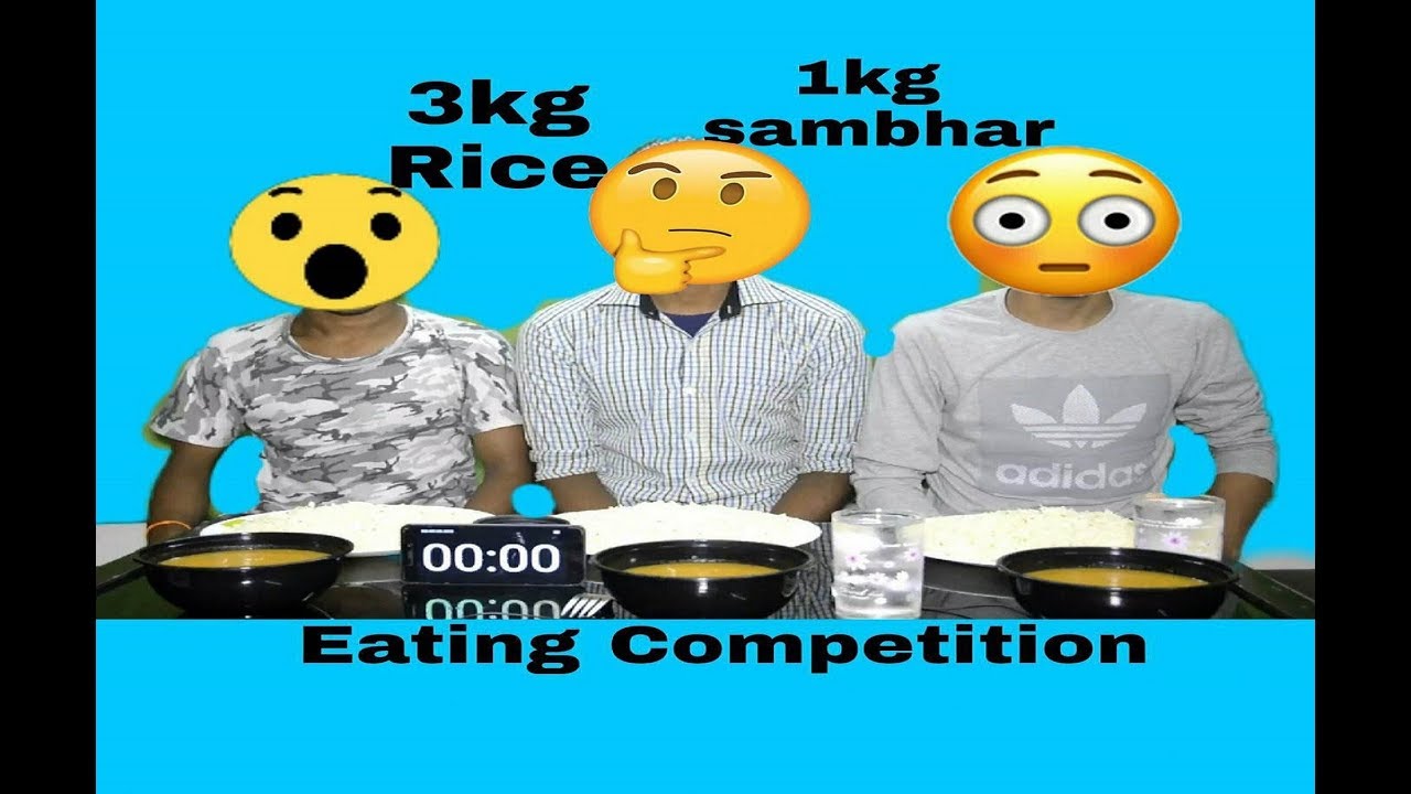 3 KG RICE & 1 KG SAMBHAR COMPETITION | 3 KG RICE COMPETITION FUN N FOOD ...