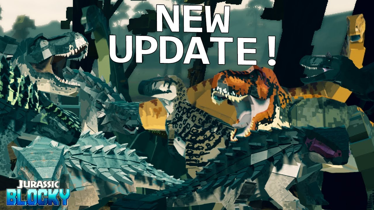 NEW JURASSIC BLOCKY UPDATE(ANKYLOSAURUS, NEW MAP AND NEW SKINS) - YouTube