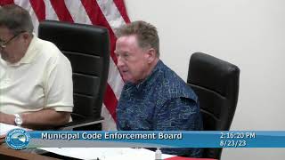 Famous Municipal Code Enforcement Board 8/23/23 Profile