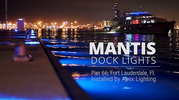 Pier 66 Lumitec Mantis Lights Installation